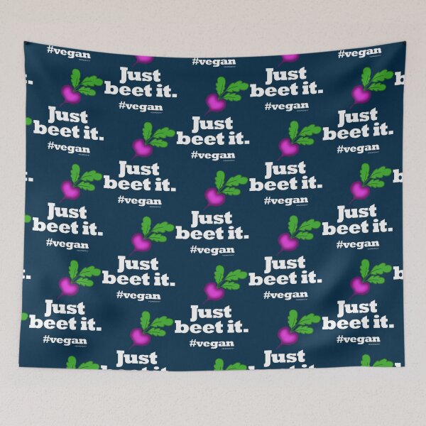 Item preview, VeganJust Beet It Funny Gift T for Vegans designed and sold by blockdrooks.