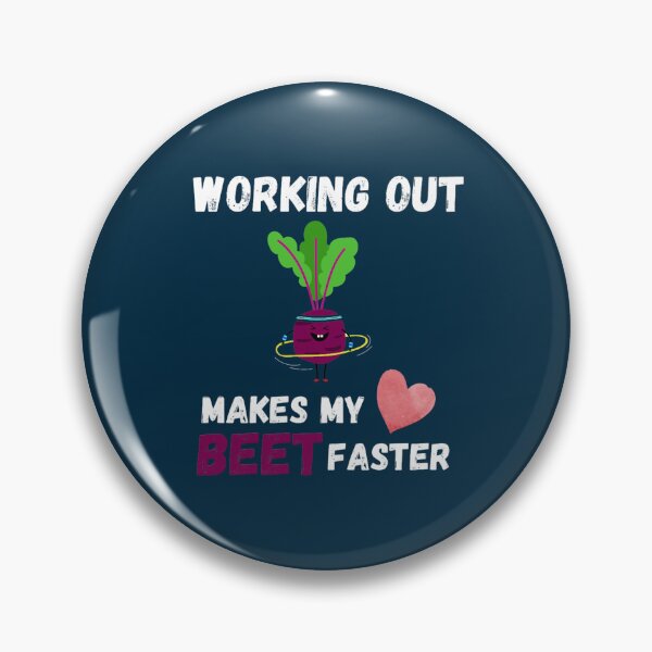 Item preview, Work Out Gym, Beet Pun Funny Cardio , Vegan &amp_ Vegetarian designed and sold by blockdrooks.