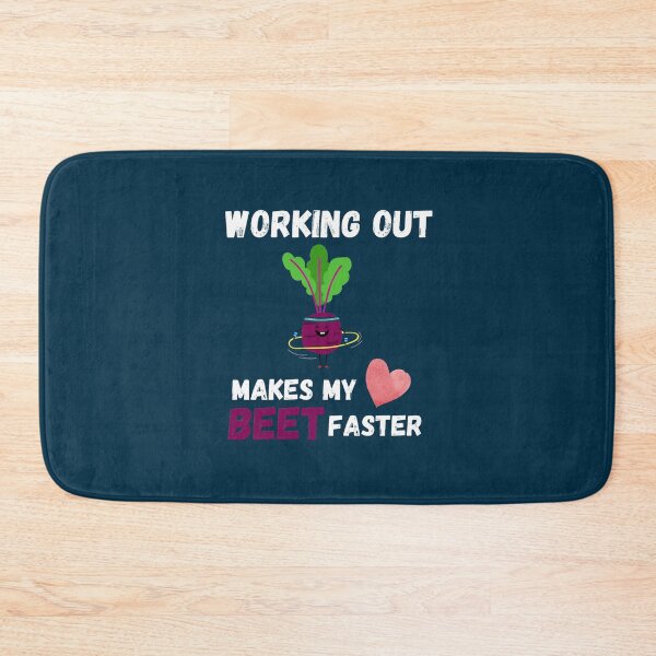 Item preview, Work Out Gym, Beet Pun Funny Cardio , Vegan &amp_ Vegetarian designed and sold by blockdrooks.