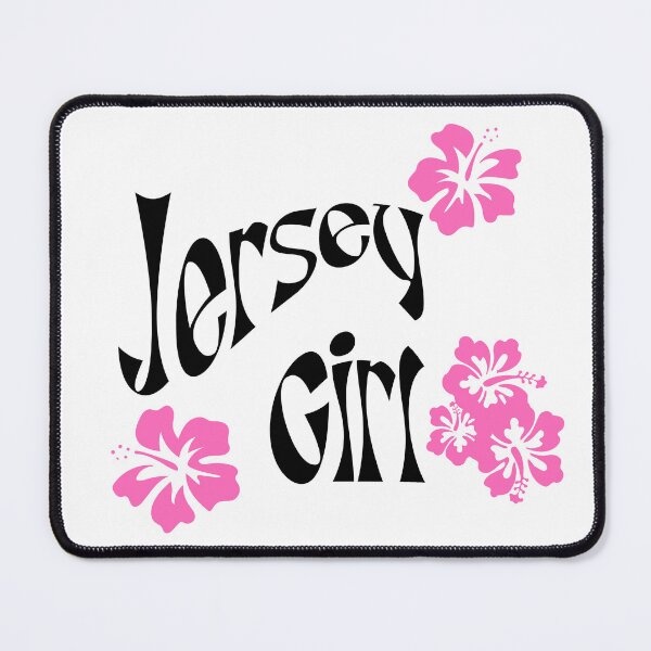 Item preview, Jersey Girl with Pink Flowers designed and sold by Dreams-Memories.