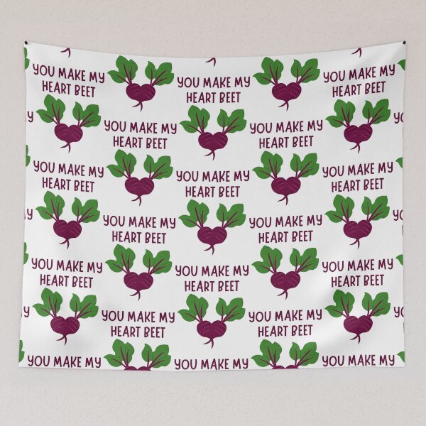Item preview, You Make My Heart Beet Valentine_s Pun Active  designed and sold by blockdrooks.