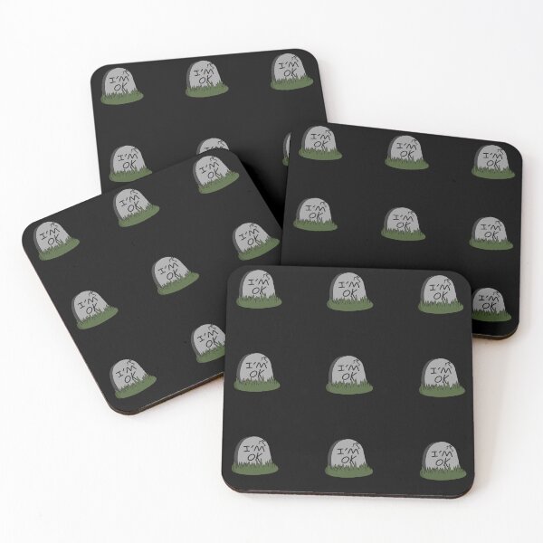 Item preview, I'm OK Gravestone designed and sold by BrainChaosArt.