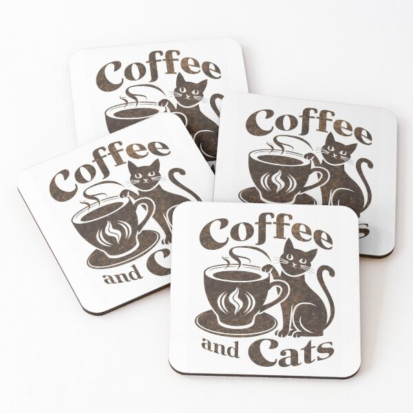 Item preview, Vintage Coffe and Cats Two designed and sold by FenwickDesign99.