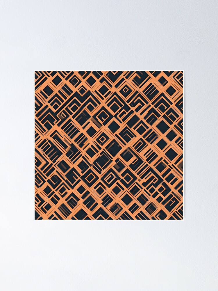 Thumbnail 1 of 3, Poster, Trippy Pattern 6 designed and sold by PSYStickersAUS.