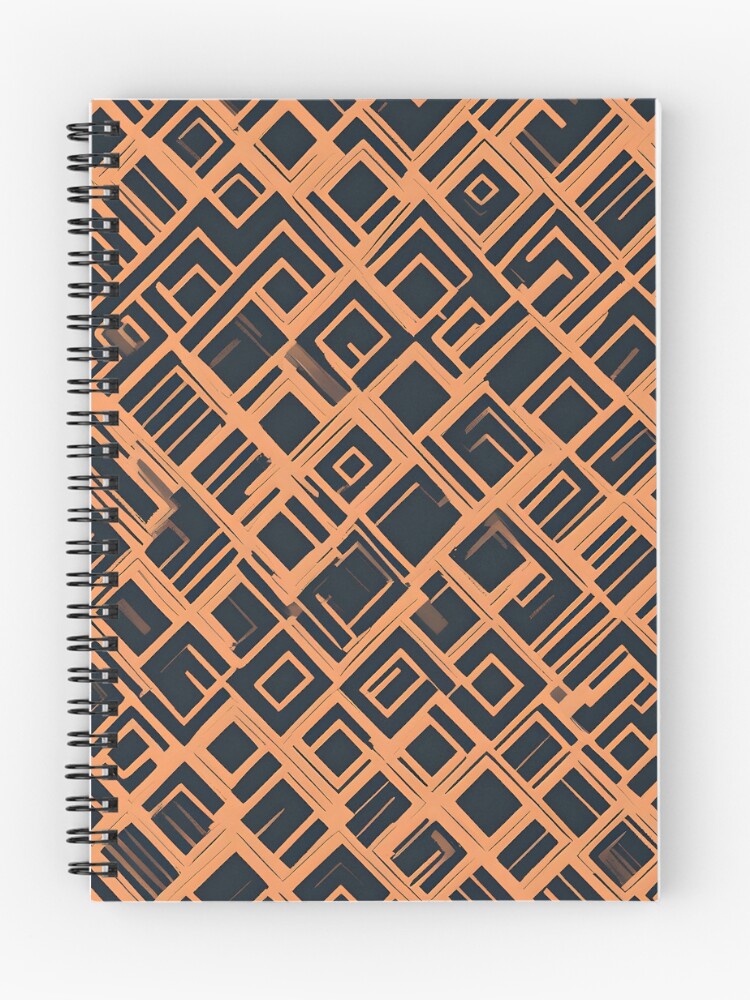 Thumbnail 1 of 3, Journal, Trippy Pattern 6 designed and sold by PSYStickersAUS.