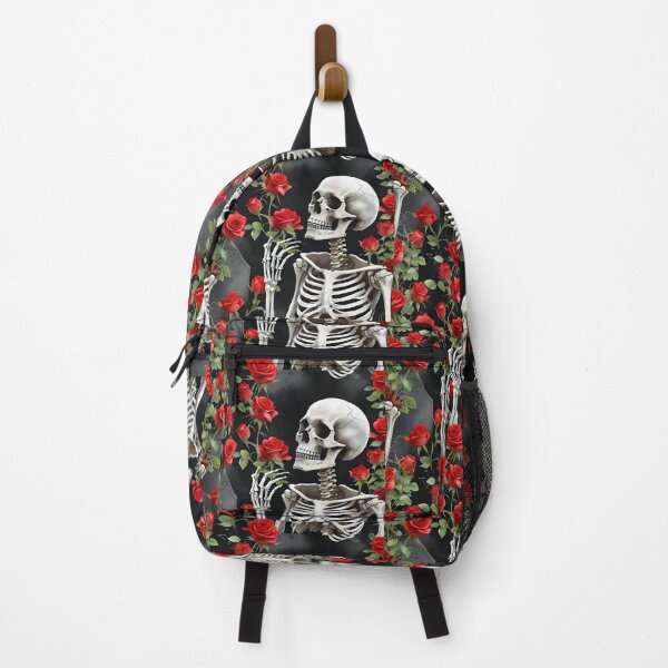 Item preview, Skeleton and Roses designed and sold by BougieSouthern.