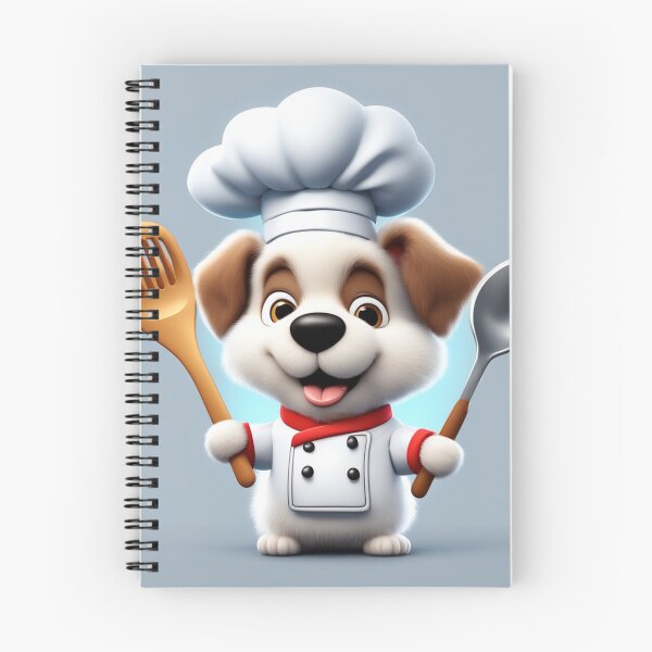 Item preview, Cutdog Chef Holding Spatula and Ladle Cartoon Vector Icon Illustration designed and sold by hjian8219.