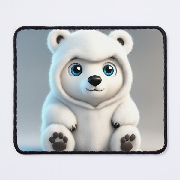 Item preview, Cute Polar Bear Grim Reaper Cartoon Vector Icon Illustration designed and sold by hjian8219.