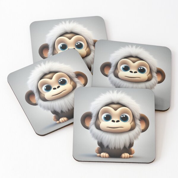 Item preview, Cute Monkey Dracula Vampire Cartoon Vector Icon Illustration designed and sold by hjian8219.