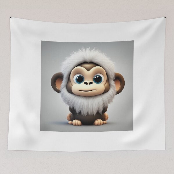 Item preview, Cute Monkey Dracula Vampire Cartoon Vector Icon Illustration designed and sold by hjian8219.