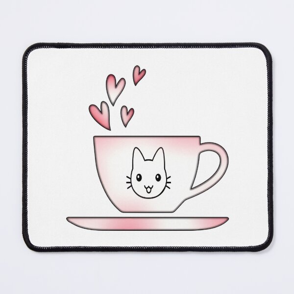 Item preview, Awesome Funny coffee cup, coffee lovers gift, coffee gift, coffee cozy, birthday, cafeteria’s stickers, fashion Design, restaurants and laptop stickers, lovely coffee cup with Kitty cat inside designed and sold by FujiwaraKatsuro.
