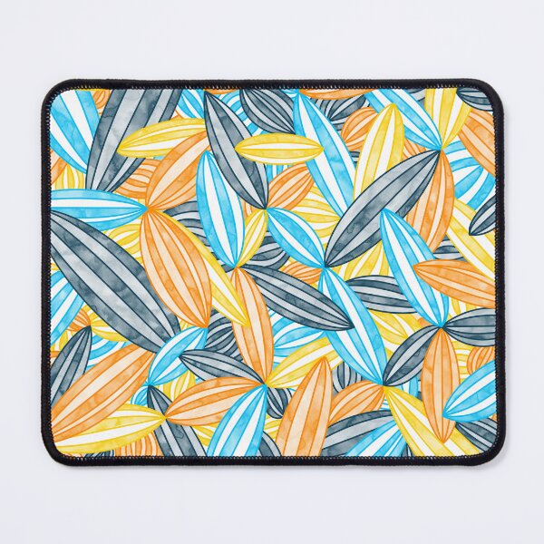 Item preview, AroAce Pride Abstract Zen Flower Petals Orange Yellow Blue designed and sold by JoyfulJen.
