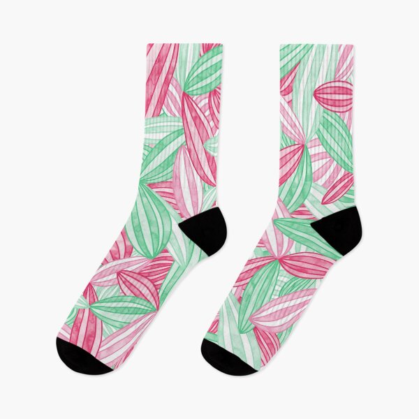 Item preview, Abrosexual Pride Abstract Zen Flower Petals Pink Green designed and sold by JoyfulJen.