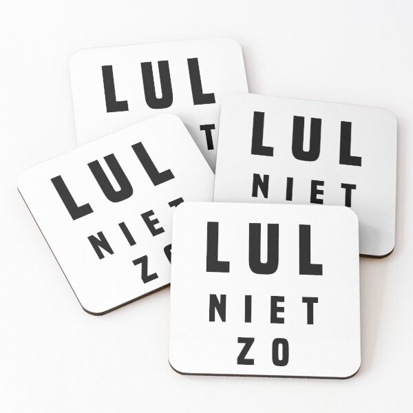 Item preview, LUL NIET ZO (Grappige Tekst Nederlands) designed and sold by Glimpse-of-Hope.
