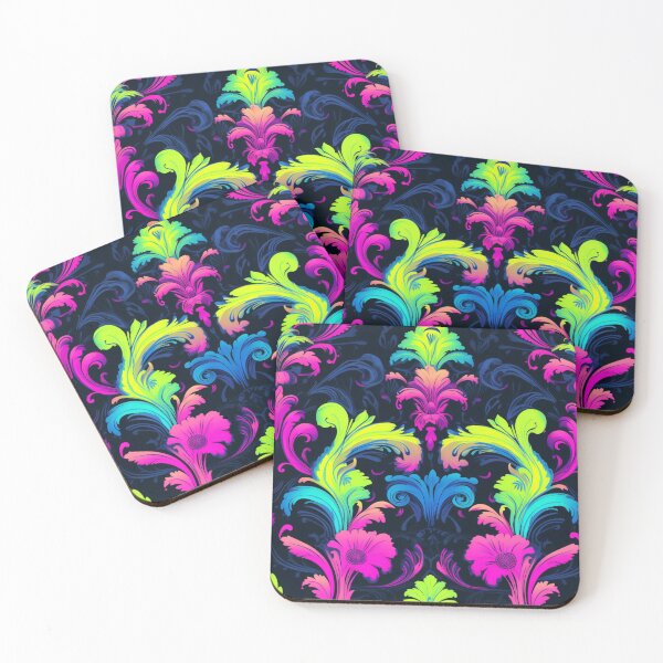 Item preview, Regency Neon Fusion Pattern - Vibrant Elegance and Modern Flair designed and sold by centaurydesigns.
