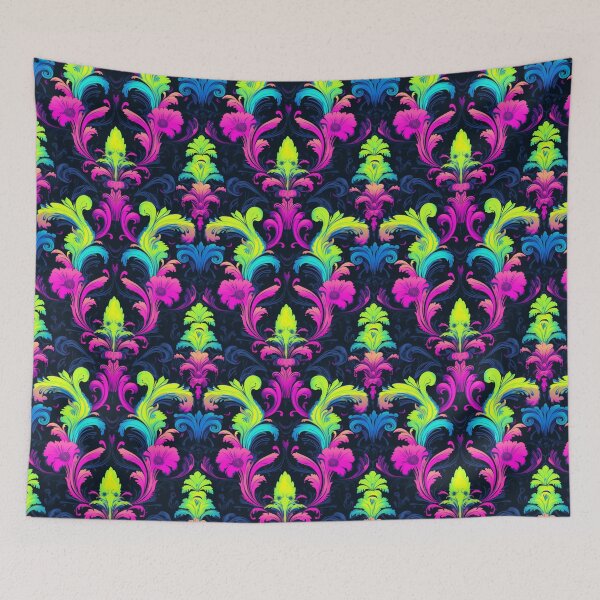 Item preview, Regency Neon Fusion Pattern - Vibrant Elegance and Modern Flair designed and sold by centaurydesigns.