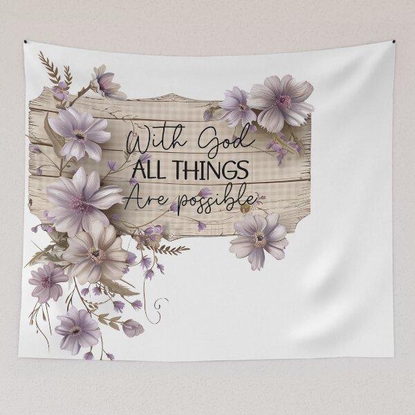 Item preview, With God all things are possible designed and sold by JLZS.