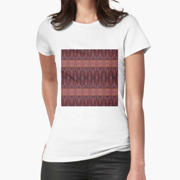 Ornament, ornamentation, form, shape, Tracery, garniture, symmetry, reiteration Fitted T-Shirt