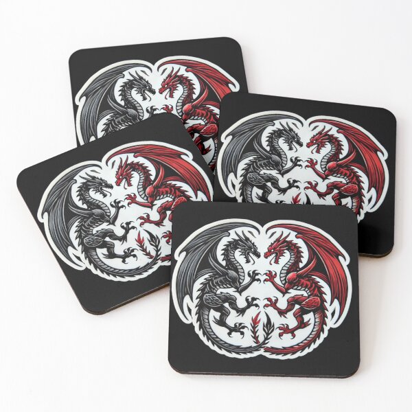Item preview, Black and Red Dragon designed and sold by PinUpPizzazz.
