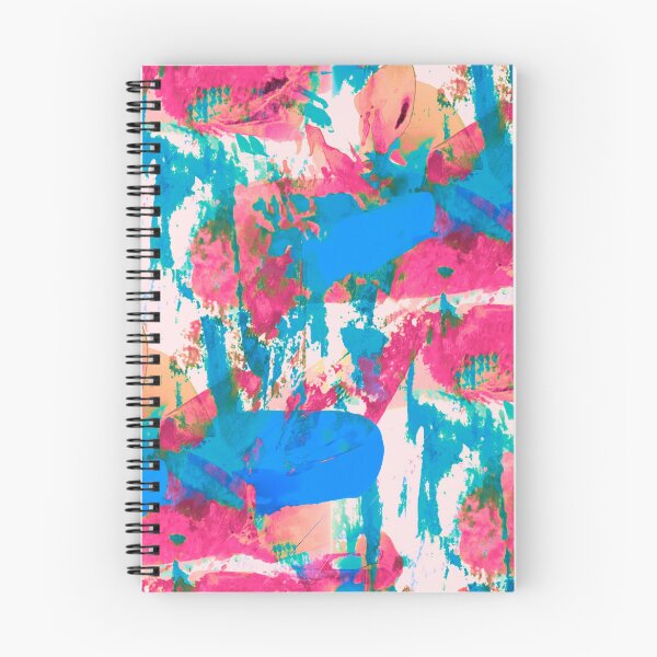 Item preview, Abstract Splash of Pink and Blue Pattern designed and sold by Artistestella.