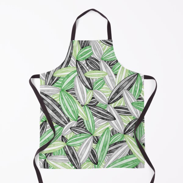 Item preview, Aromantic Pride Abstract Zen Flower Petals Green Grey Black designed and sold by JoyfulJen.