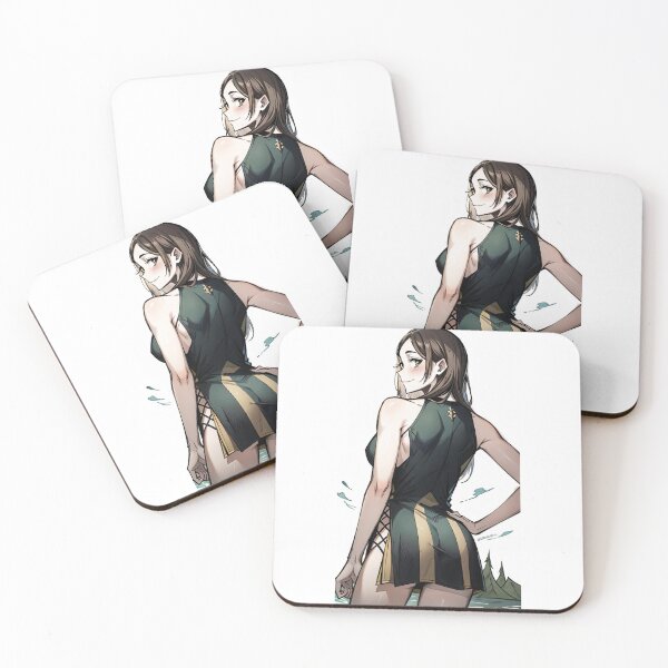 Item preview, Brunette Cheer Girl in Green and Gold designed and sold by KillerCrafts.