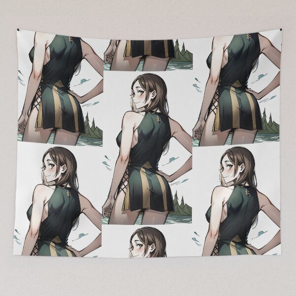 Item preview, Brunette Cheer Girl in Green and Gold designed and sold by KillerCrafts.