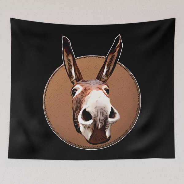 Item preview, Funny Donkey Face with a Big Nose designed and sold by Michael van der Hoorn.