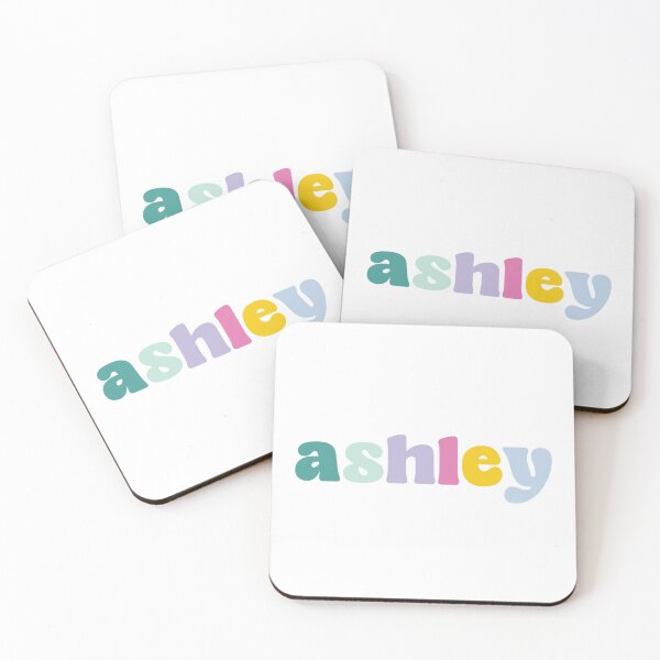 Item preview, Ashley - Custom name on colorful block font designed and sold by To the Lua.