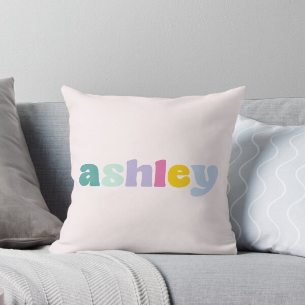 Item preview, Ashley - Custom name on colorful block font designed and sold by To the Lua.