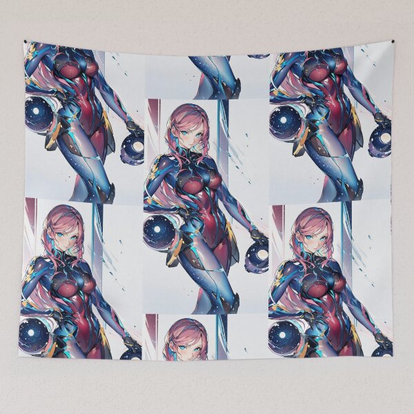 Item preview, Pink Haired Cyberpunk Mechanic Lass designed and sold by KillerCrafts.