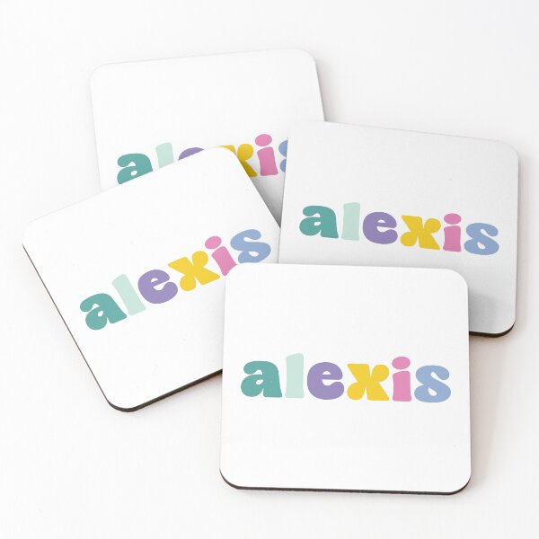 Item preview, Alexis - Custom name on colorful block font designed and sold by To the Lua.