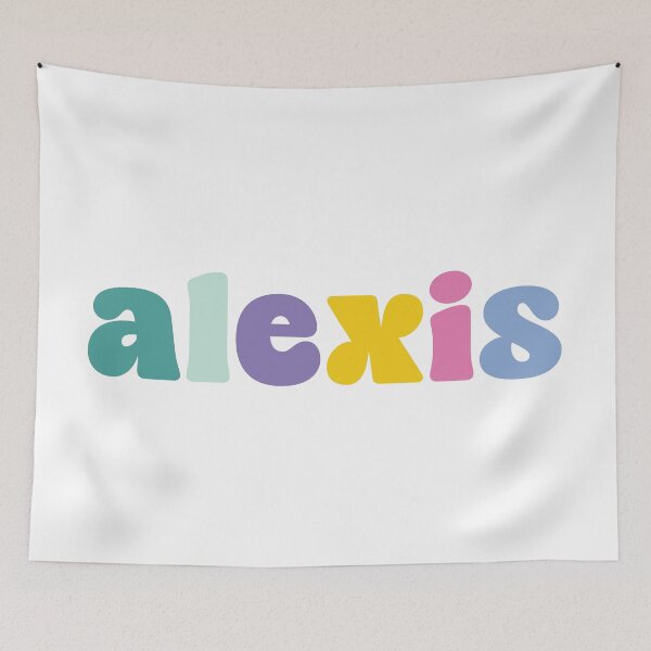 Item preview, Alexis - Custom name on colorful block font designed and sold by To the Lua.