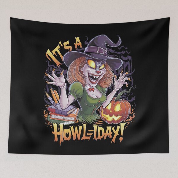 Item preview, It's A Howl-iday! designed and sold by decorwonders.
