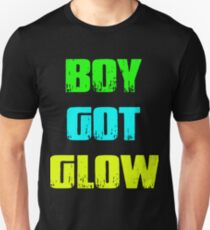 Boy Got Glow Party Shirt Neon 80's Party Birthday T-Shirts Unisex T-Shirt