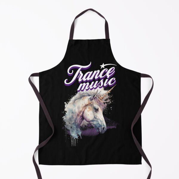 Item preview, TRANCE  - Trippy Unicorn (White)  designed and sold by Discothreadz.