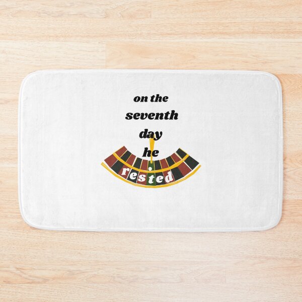 Item preview, on the seventh day he rested designed and sold by B3arly.