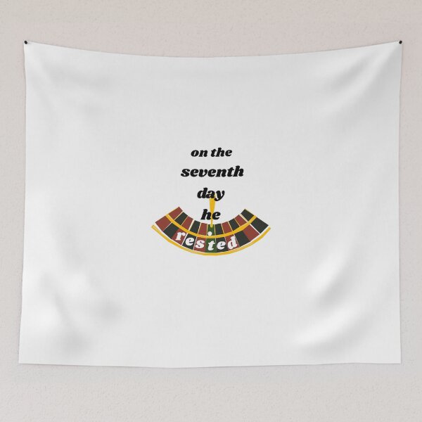 Item preview, on the seventh day he rested designed and sold by B3arly.