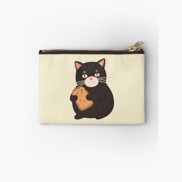 Item preview, Cute chubby funny kitty sandwich lover. designed and sold by SaraSumi.