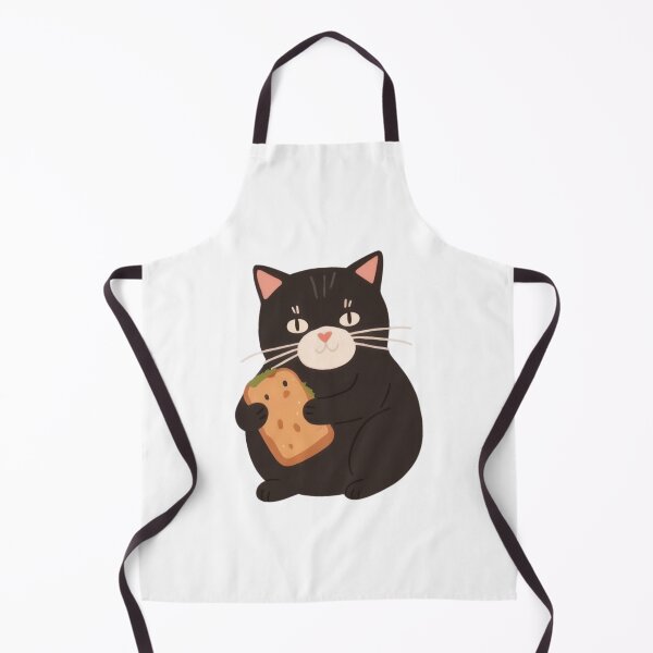 Item preview, Cute chubby funny kitty sandwich lover. designed and sold by SaraSumi.