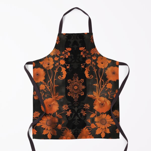 Artikelvorschau, Brown and Coral Moody Floral entworfen und verkauft von gothart.