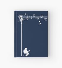 Cuaderno de tapa dura Sonido alámbrico - Blanco