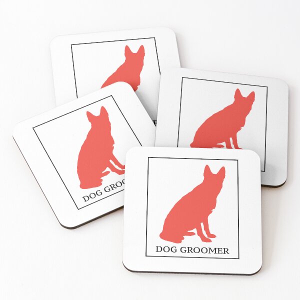 Item preview, Red Dog Groomer Box Logo designed and sold by Corner-Distro.