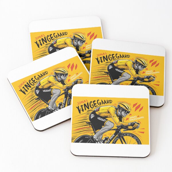 Item preview, Jonas Vingegaard: Tour de France Champion - Dynamic Cycling Race Design designed and sold by Colorful-Garden.
