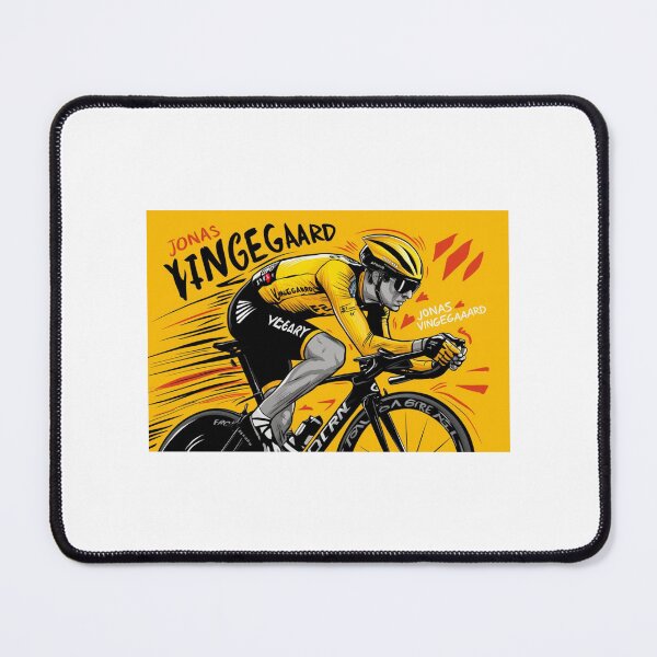 Item preview, Jonas Vingegaard: Tour de France Champion - Dynamic Cycling Race Design designed and sold by Colorful-Garden.