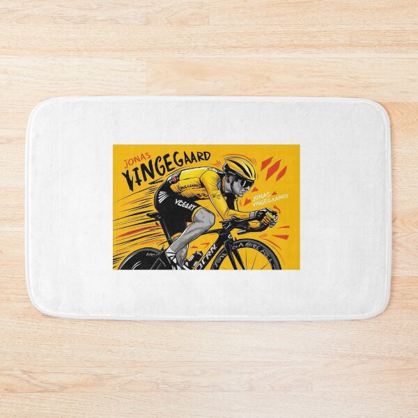 Item preview, Jonas Vingegaard: Tour de France Champion - Dynamic Cycling Race Design designed and sold by Colorful-Garden.
