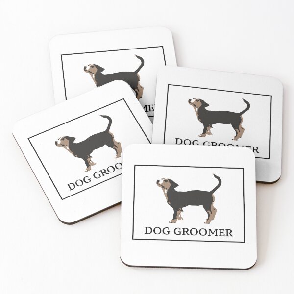 Item preview, Dog Groomer Box Logo designed and sold by Corner-Distro.