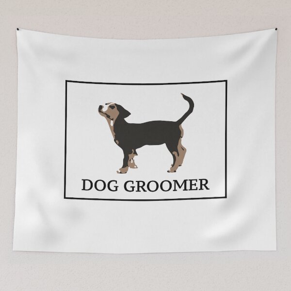 Item preview, Dog Groomer Box Logo designed and sold by Corner-Distro.