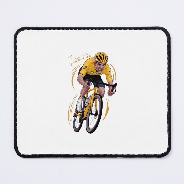 Item preview, Jonas Vingegaard: Tour de France Champion - Dynamic Cycling Race Design designed and sold by Colorful-Garden.