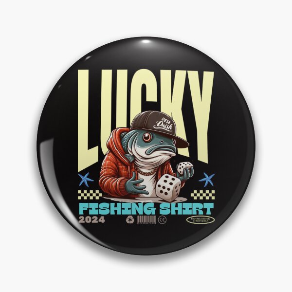 Item preview, Lucky fishing shirt designed and sold by Peerless-Prime.